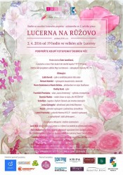 Lucerna na růžovo