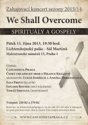 We Shall Overcome - Cancioneta Praga